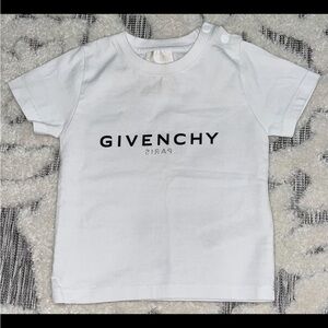 Givenchy White Short Sleeve Tee Classic Cotton